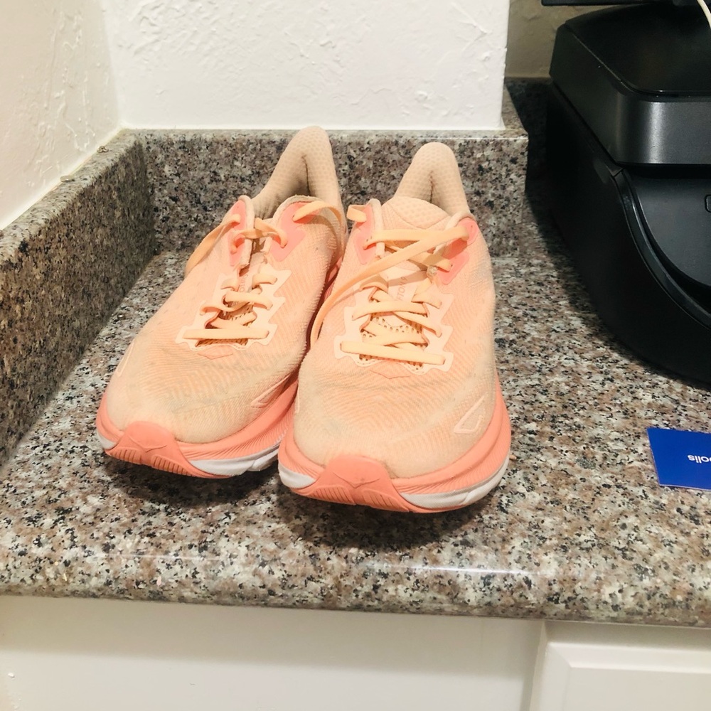 Hoka One One Women's Peach/Coral Running Shoes